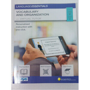Language Essentials Vocabulary and Organization With Virtual Tutor Level M